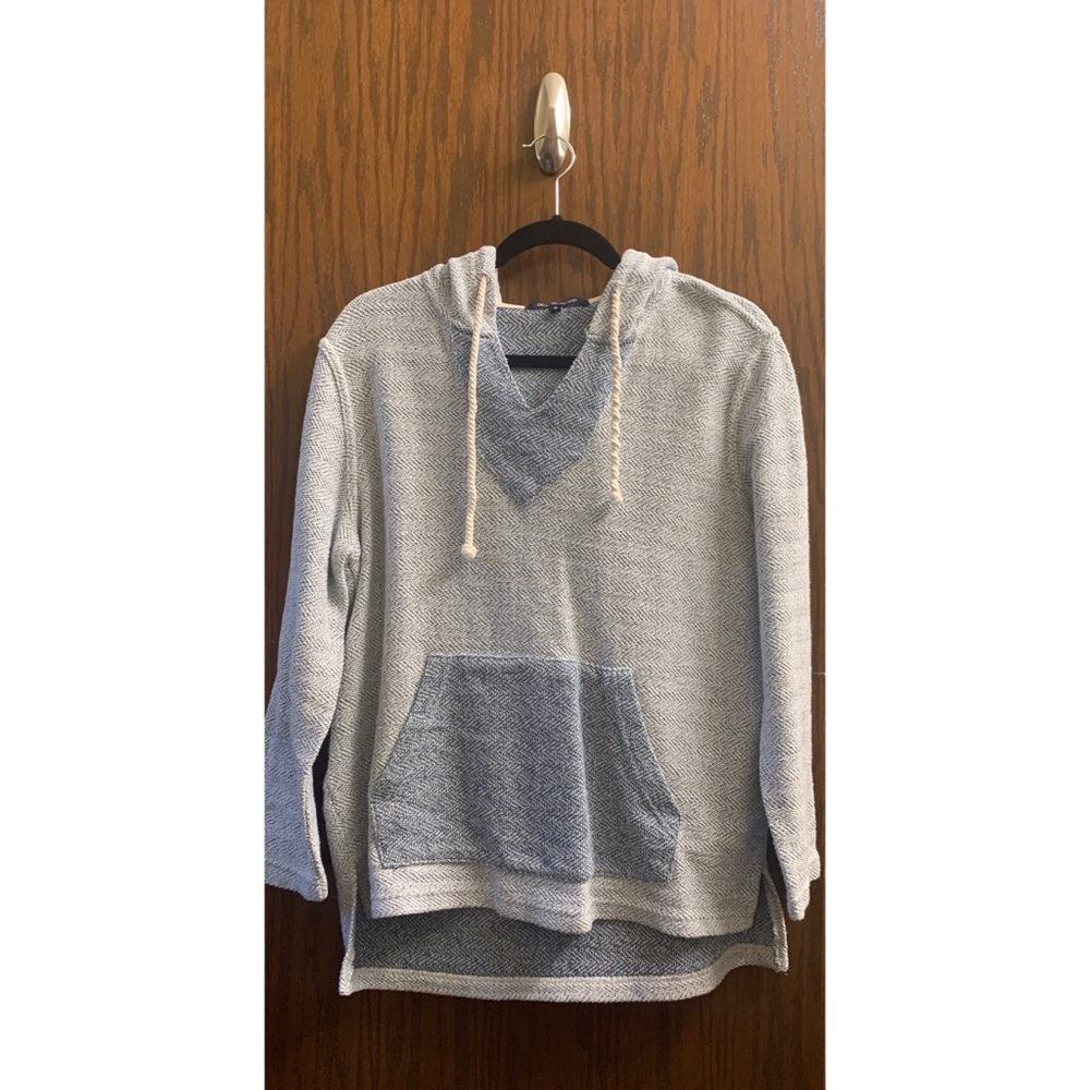 Woven beach sweatshirt, size S